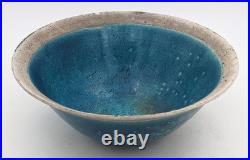 John Scott Raku Studio Pottery Bowl Dated 2001