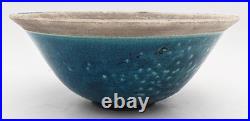 John Scott Raku Studio Pottery Bowl Dated 2001