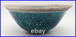 John Scott Raku Studio Pottery Bowl Dated 2001