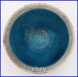 John Scott Raku Studio Pottery Bowl Dated 2001