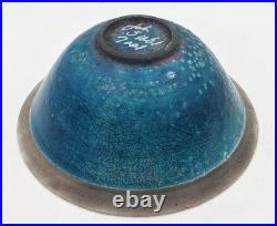 John Scott Raku Studio Pottery Bowl Dated 2001