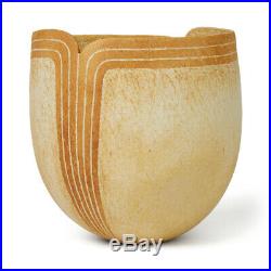 John Ward Studio Pottery Vase With Shaped Rim 2012