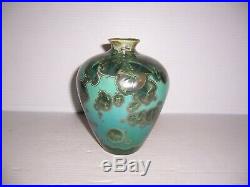 Jon Price Ceramic Crystalline Glazed Pottery Vase 6 3/8 x 4 3/4