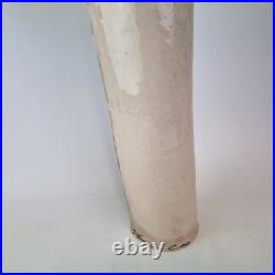 Jonathan Cox Signed Studio Pottery Vase Painted With Face 49cm High
