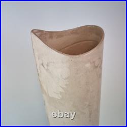 Jonathan Cox Signed Studio Pottery Vase Painted With Face 49cm High