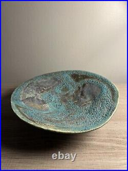 Julian king Salter Contemporary studio pottery bowl, st ives, Leach era
