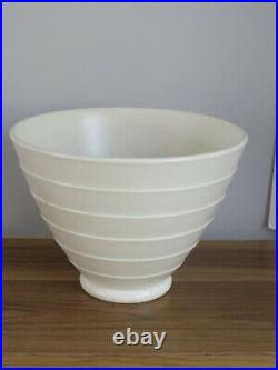 KEITH MURRAY for WEDGWOOD A MOONSTONE BOWL CONICAL GREAT SHAPE STUDIO POTTERY