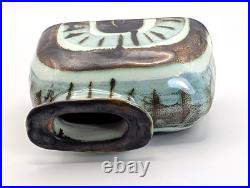 KIM DONALDSON Studio Pottery Vase Sculptural Vase British