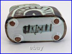 KIM DONALDSON Studio Pottery Vase Sculptural Vase British