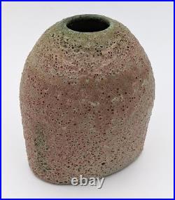 Katrina Pechal Studio Pottery Volcanic Glaze Vase 20th Century