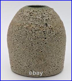 Katrina Pechal Studio Pottery Volcanic Glaze Vase 20th Century