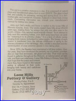 LARGE Loess Hills Art Pottery Vase Jerry Kessler (1952- 2011)