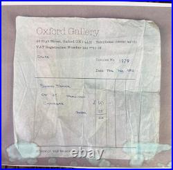 LARGE SUTTON TAYLOR'CINNABAR' LUSTRED FLAME STUDIO POTTERY BOTTLE VASE c1980