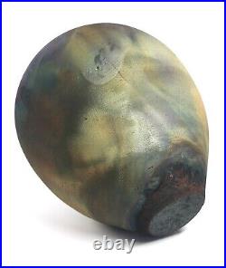 Large 22cm Frank Logan Copper Fumed Raku Studio Pottery Jar Vase SIMPLY STUNNING Large 22cm Frank Logan Copper Fumed Raku Studio Pottery Jar Vase SIMPLY STUNNING