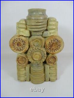 Large Bernard Rooke Bristish Studio Art Pottery Vase Pot RARE