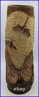 Large Bernard Rooke Studio Pottery Insect Vase 20th Century 18.3 Inches Large Bernard Rooke Studio Pottery Insect Vase 20th Century 18.3 Inches