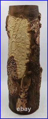 Large Bernard Rooke Studio Pottery Insect Vase 20th Century 18.3 Inches Large Bernard Rooke Studio Pottery Insect Vase 20th Century 18.3 Inches
