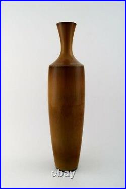 Large Berndt Friberg Studio art pottery vase. Modern Swedish, mid 20 c