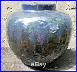 Large Bulbous Fulper art pottery vase