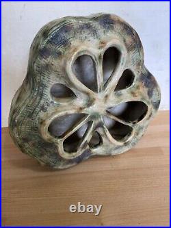 Large Heavy One Of a Kind unique studio pottery Vase Large Heavy One Of a Kind unique studio pottery Vase