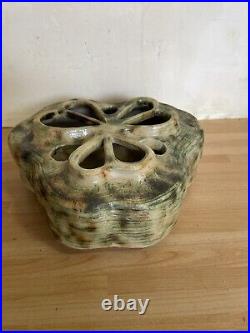 Large Heavy One Of a Kind unique studio pottery Vase Large Heavy One Of a Kind unique studio pottery Vase