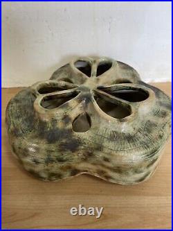 Large Heavy One Of a Kind unique studio pottery Vase Large Heavy One Of a Kind unique studio pottery Vase