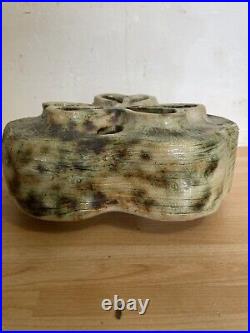 Large Heavy One Of a Kind unique studio pottery Vase Large Heavy One Of a Kind unique studio pottery Vase
