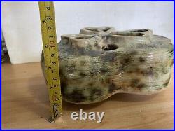 Large Heavy One Of a Kind unique studio pottery Vase Large Heavy One Of a Kind unique studio pottery Vase