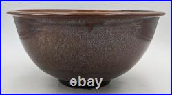 Large John Harlow Somerset Studio Pottery Stoneware Bowl 20th Century