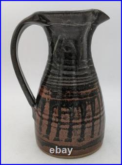 Large John Jelfs Studio Pottery Stoneware Pitcher / Jug
