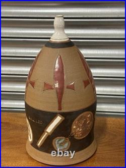 Large Mid Century Studio Pottery Vase Mill Pottery Wootton Michael Gaitskell