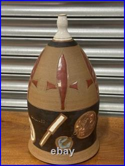 Large Mid Century Studio Pottery Vase Mill Pottery Wootton Michael Gaitskell