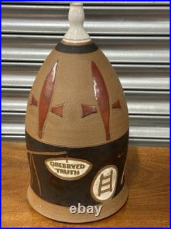 Large Mid Century Studio Pottery Vase Mill Pottery Wootton Michael Gaitskell