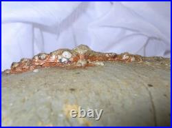 Large Nic Collins Signed Art Studio Pottery Vase Wood Fired Surface Texture