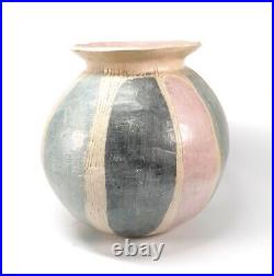 Large Penelope Bennett Studio Pottery Vase Stamped Ewen Henderson Interest