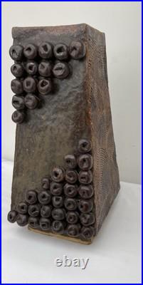 Large Studio Pottery Vase Brutalist Style 60's 70's