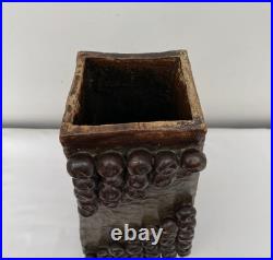 Large Studio Pottery Vase Brutalist Style 60's 70's