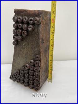 Large Studio Pottery Vase Brutalist Style 60's 70's