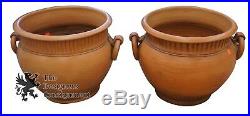 Large Terracotta Earthenware Vases Made in Italy Planter Jardiniere Pottery