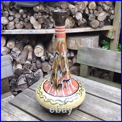 Large Vintage Handmade East Africa Studio Pottery Vase From Ghana 18.75 Tall