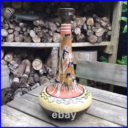 Large Vintage Handmade East Africa Studio Pottery Vase From Ghana 18.75 Tall