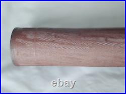 Large slim studio pottery vase, funky design, signed to base, Circa 1960-70