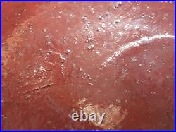 Large studio European textural glaze effect sculptural vase, Mid Century Modern