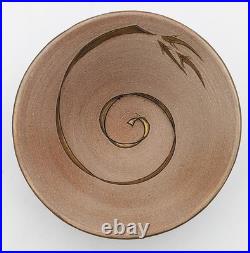 Laurel Keeley Studio Pottery Incised Stoneware Bowl 20th Century