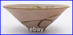 Laurel Keeley Studio Pottery Incised Stoneware Bowl 20th Century