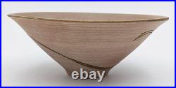 Laurel Keeley Studio Pottery Incised Stoneware Bowl 20th Century