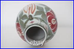 Laurence Mcgowan Studio Pottery Stoneware Vase Floral Decoration c. 2002