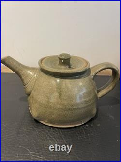 Leach Pottery Celadon Studio Teapot 1950s Leach Pottery Celadon Studio Teapot 1950s