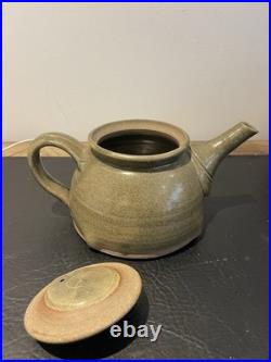 Leach Pottery Celadon Studio Teapot 1950s Leach Pottery Celadon Studio Teapot 1950s