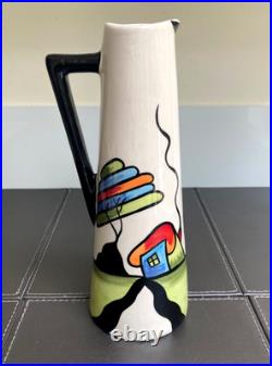 Lorna Bailey Fantasia Cottage Hand Painted and Personally Signed Conical jug